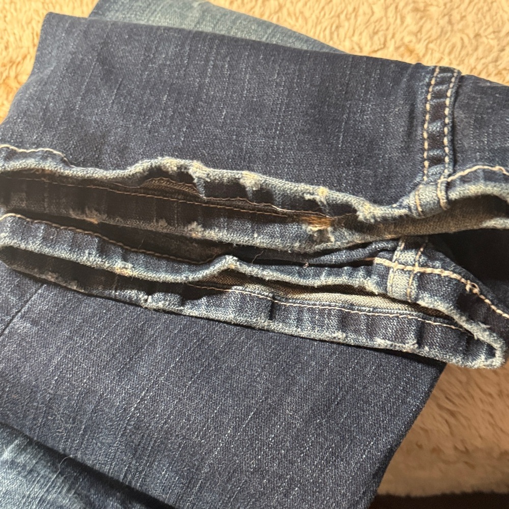 BKE Women's Boot Cut Stretch Jeans in Dark Blue Wash - Picture 12 of 12
